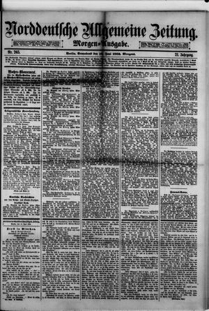 Norddeutsche allgemeine Zeitung vom 10.06.1882