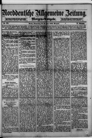 Norddeutsche allgemeine Zeitung vom 15.06.1882