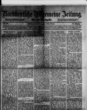 Norddeutsche allgemeine Zeitung vom 16.06.1882