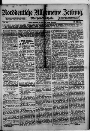 Norddeutsche allgemeine Zeitung vom 18.06.1882