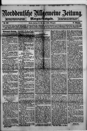 Norddeutsche allgemeine Zeitung vom 23.06.1882