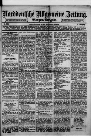 Norddeutsche allgemeine Zeitung on Jun 28, 1882