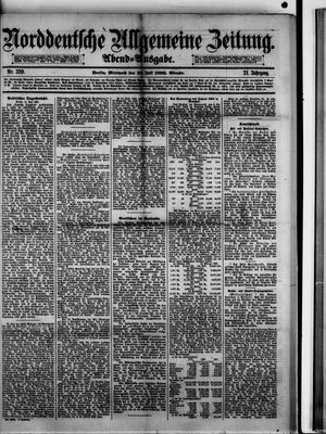 Norddeutsche allgemeine Zeitung vom 12.07.1882