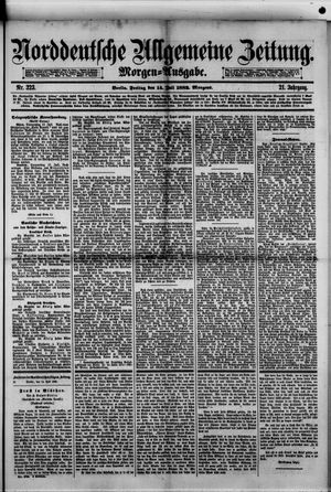Norddeutsche allgemeine Zeitung on Jul 14, 1882