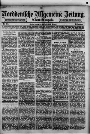 Norddeutsche allgemeine Zeitung vom 14.07.1882