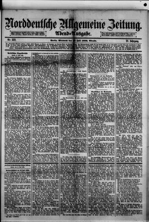 Norddeutsche allgemeine Zeitung on Jul 19, 1882