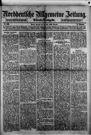 Norddeutsche allgemeine Zeitung vom 21.07.1882