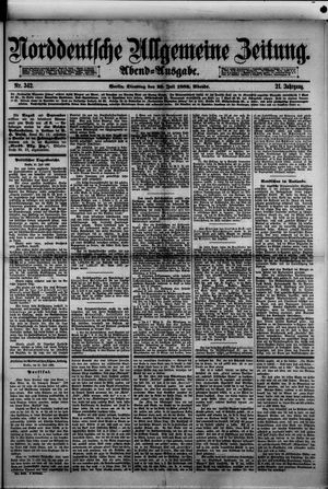 Norddeutsche allgemeine Zeitung on Jul 25, 1882