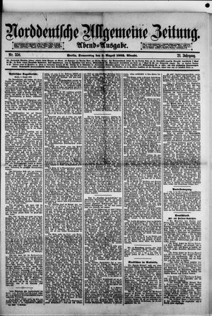 Norddeutsche allgemeine Zeitung vom 03.08.1882