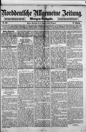 Norddeutsche allgemeine Zeitung vom 09.08.1882