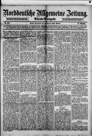 Norddeutsche allgemeine Zeitung vom 12.08.1882