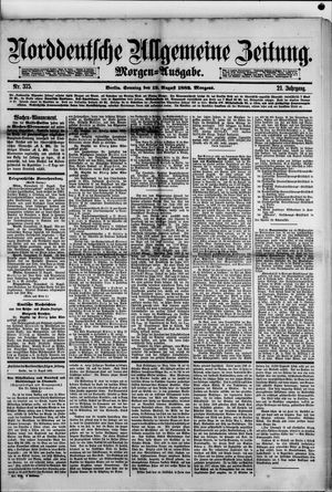 Norddeutsche allgemeine Zeitung vom 13.08.1882