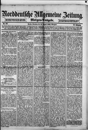 Norddeutsche allgemeine Zeitung vom 15.08.1882