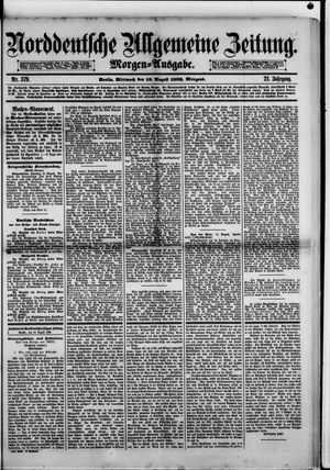 Norddeutsche allgemeine Zeitung vom 16.08.1882