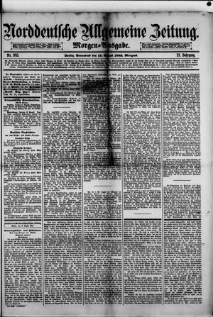 Norddeutsche allgemeine Zeitung vom 19.08.1882