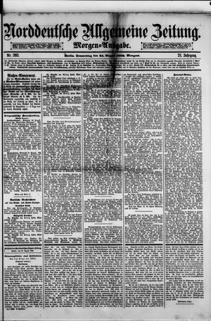 Norddeutsche allgemeine Zeitung vom 24.08.1882