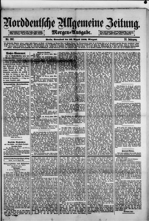 Norddeutsche allgemeine Zeitung vom 26.08.1882