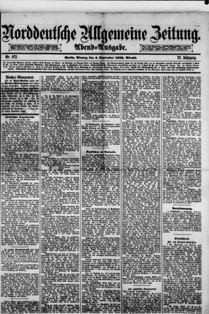 Norddeutsche allgemeine Zeitung vom 04.09.1882