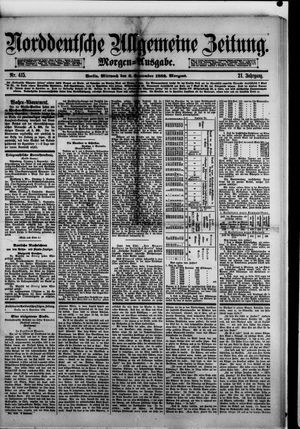 Norddeutsche allgemeine Zeitung vom 06.09.1882