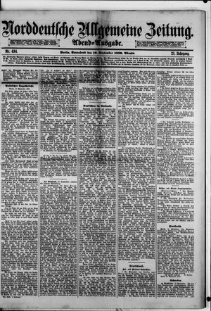 Norddeutsche allgemeine Zeitung vom 16.09.1882