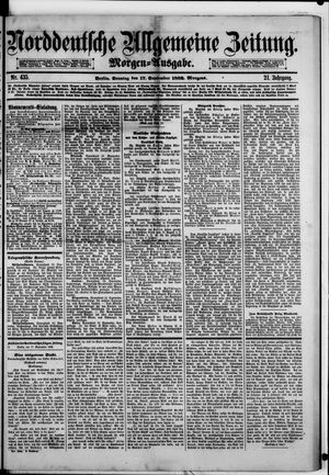 Norddeutsche allgemeine Zeitung vom 17.09.1882