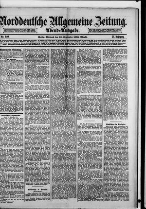 Norddeutsche allgemeine Zeitung vom 20.09.1882