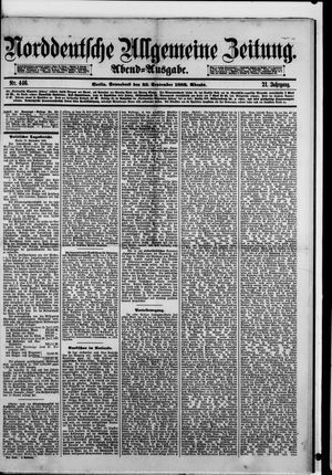 Norddeutsche allgemeine Zeitung vom 23.09.1882