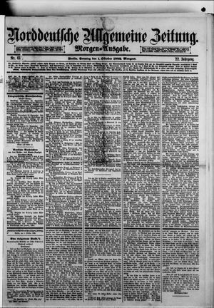 Norddeutsche allgemeine Zeitung vom 01.10.1882