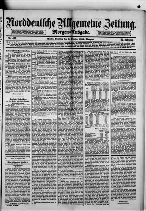 Norddeutsche allgemeine Zeitung vom 03.10.1882