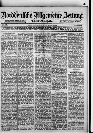Norddeutsche allgemeine Zeitung on Oct 4, 1882
