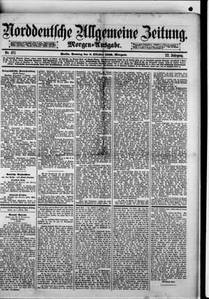 Norddeutsche allgemeine Zeitung vom 08.10.1882