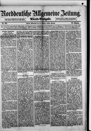 Norddeutsche allgemeine Zeitung vom 11.10.1882