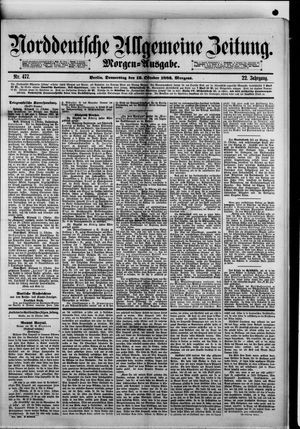 Norddeutsche allgemeine Zeitung vom 12.10.1882