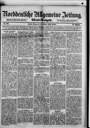 Norddeutsche allgemeine Zeitung vom 16.10.1882