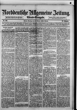 Norddeutsche allgemeine Zeitung vom 17.10.1882