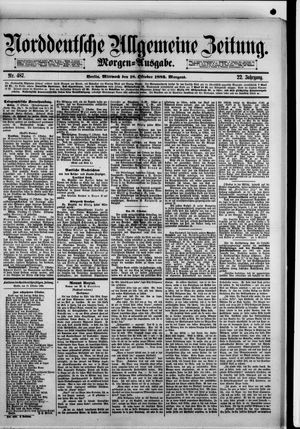 Norddeutsche allgemeine Zeitung vom 18.10.1882