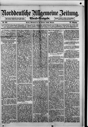 Norddeutsche allgemeine Zeitung vom 18.10.1882
