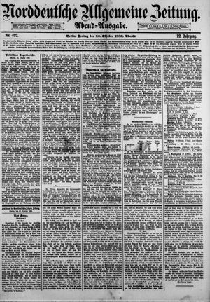 Norddeutsche allgemeine Zeitung vom 20.10.1882