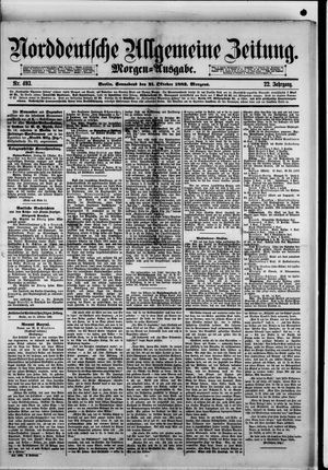 Norddeutsche allgemeine Zeitung on Oct 21, 1882