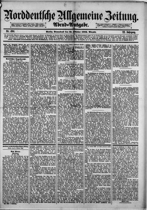 Norddeutsche allgemeine Zeitung vom 21.10.1882