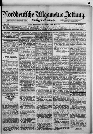Norddeutsche allgemeine Zeitung vom 25.10.1882