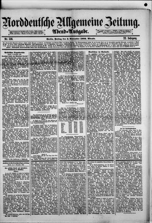 Norddeutsche allgemeine Zeitung vom 03.11.1882