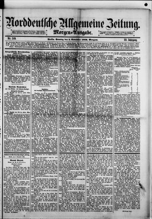 Norddeutsche allgemeine Zeitung vom 05.11.1882