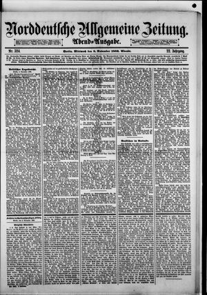 Norddeutsche allgemeine Zeitung vom 08.11.1882
