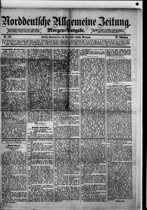 Norddeutsche allgemeine Zeitung on Nov 12, 1882