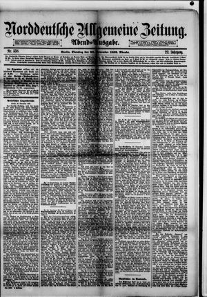 Norddeutsche allgemeine Zeitung vom 28.11.1882
