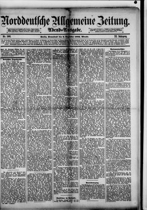 Norddeutsche allgemeine Zeitung vom 02.12.1882