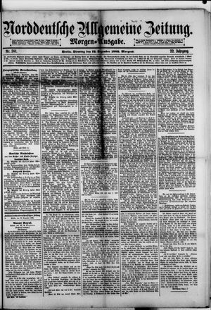 Norddeutsche allgemeine Zeitung vom 12.12.1882