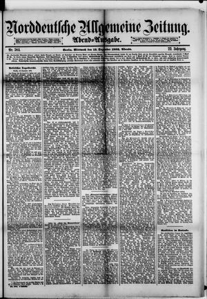 Norddeutsche allgemeine Zeitung vom 13.12.1882