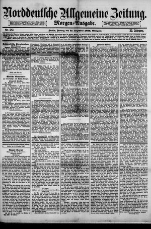 Norddeutsche allgemeine Zeitung vom 15.12.1882